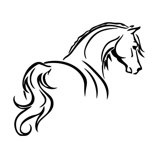 Autocolant Fanastick Elegant Horse-image-2
