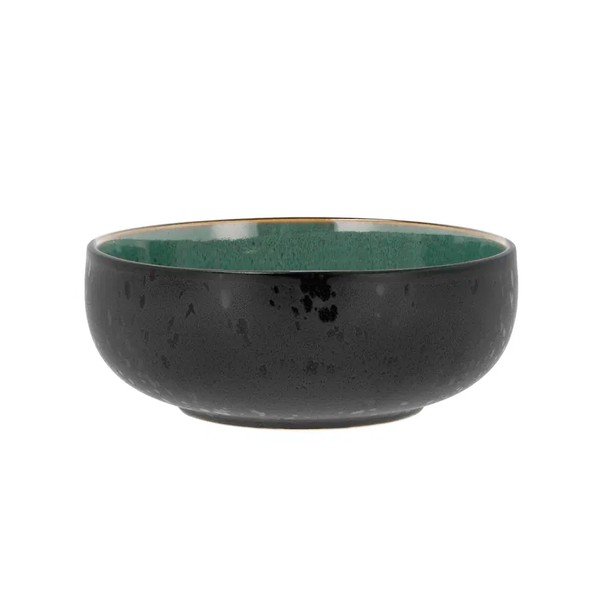 Bol mic verde/negru pentru ramen din gresie 1,2 l Gastro Green/Black – Bitz