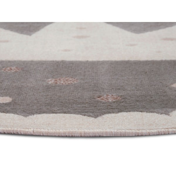 Covor pentru copii gri ø 140 cm Crown – Hanse Home-image-1