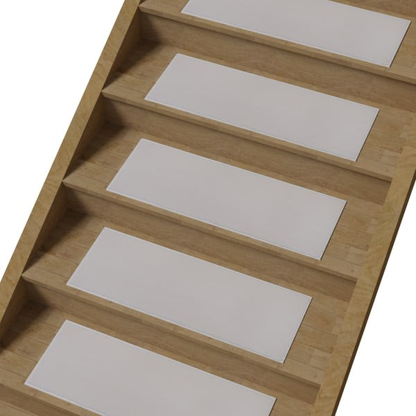 Covorașe pentru scări crem 16 buc. din bumbac 25x65 cm Ekru – Vitaus-image-2
