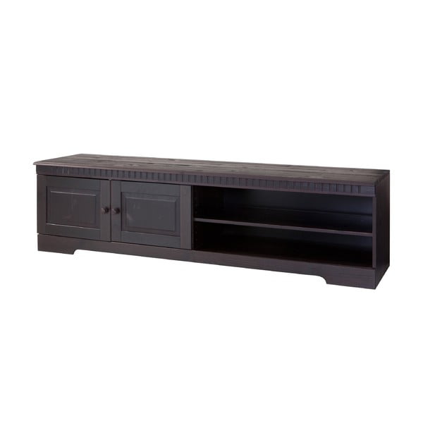 Comodă TV maro din lemn de pin 45x44 cm Cubrix – Støraa