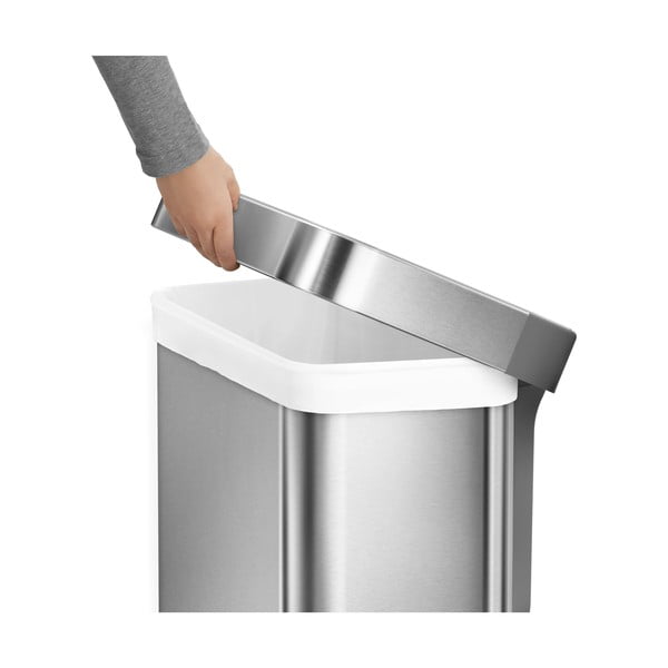 Coș de gunoi cu pedală din oțel inoxidabil 45 l - simplehuman-image-4