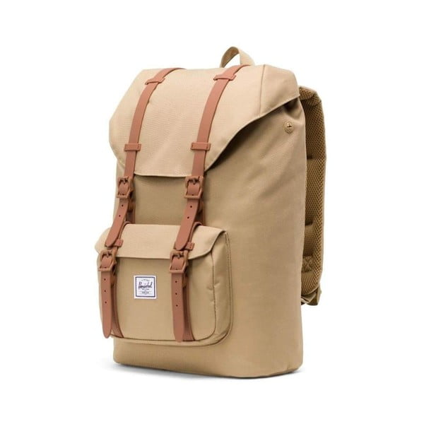 Rucsac Herschel Little America Mid-Volume, bej-maro, 17 l-image-1