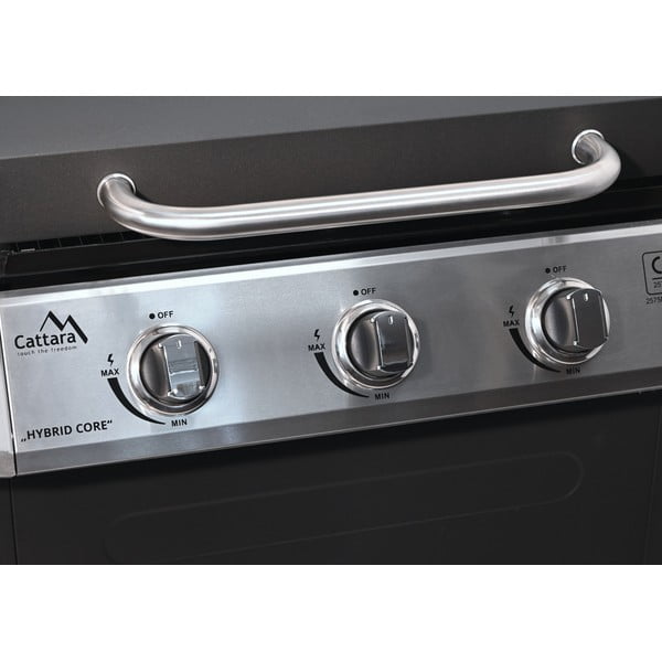 Grătar hibrid pe gaz/pe cărbuni Hybrid Core – Cattara-image-4