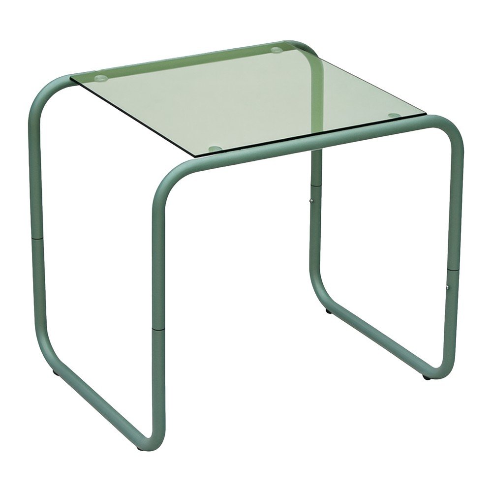 Măsuță auxiliară cu blat din sticlă 40x50 cm Ventana – Leitmotiv