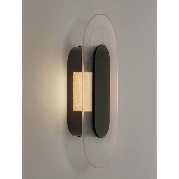 Aplică de perete negru-mat LED din metal Vetrio – Nova Luce-image-1
