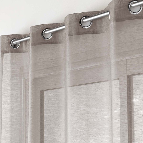 Perdea maro 140x240 cm Lissea – douceur d'intérieur-image-1