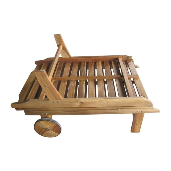 Șezlong de grădină din lemn de eucalipt Palm Springs - Garden Pleasure -image-3