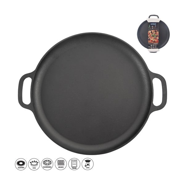 Tigaie tip grill din fontă ø 35 cm LITINA – Orion-image-4
