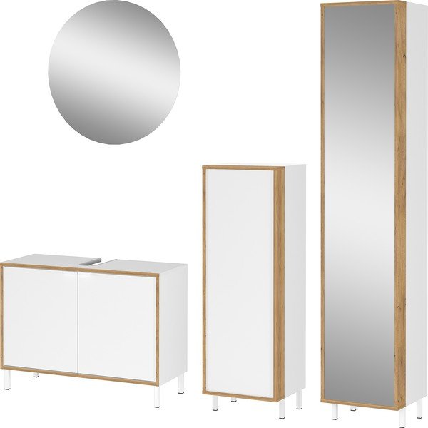 Set mobilă de baie alb Topeka – Germania