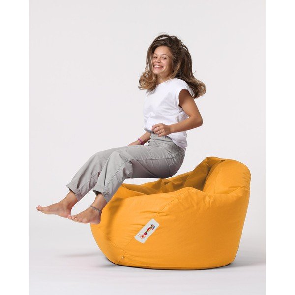Beanbag pentru grădină galben Premium XXL – Floriane Garden-image-2