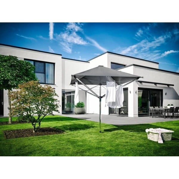 Uscător de rufe argintiu pentru grădină 40 m LinoProtect 400 – LEIFHEIT-image-1
