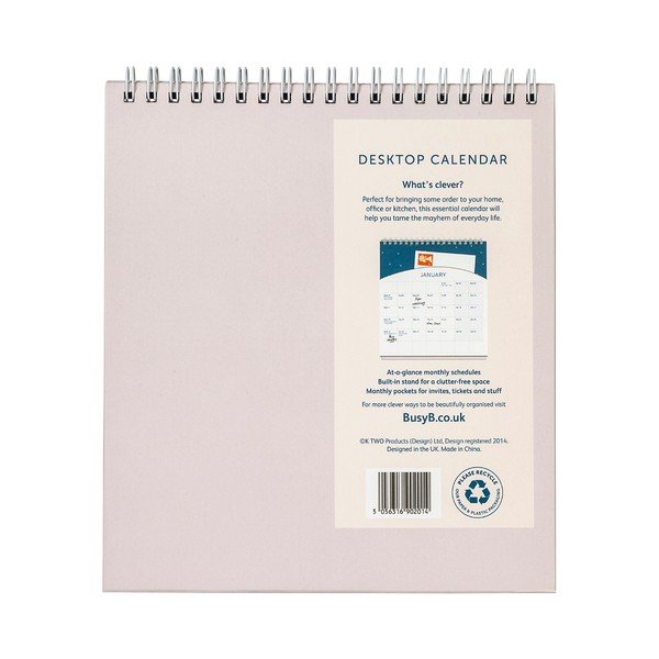 Calendar de masă Busy B, 13 file, albastru-image-3