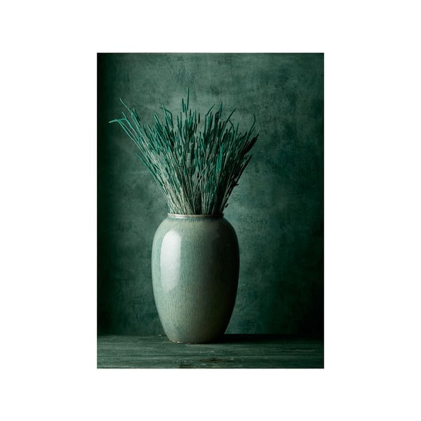 Vază din gresie ceramică Bitz, înălțime 50 cm, verde-image-1