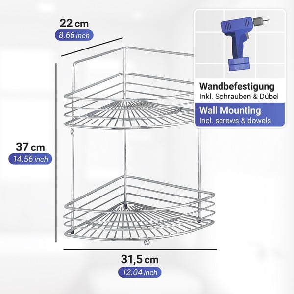 Raft colțar pentru baie Wenko Milano-image-2