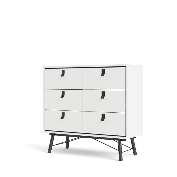 Comodă Tvilum Ry, 102x95 cm, alb-image-3