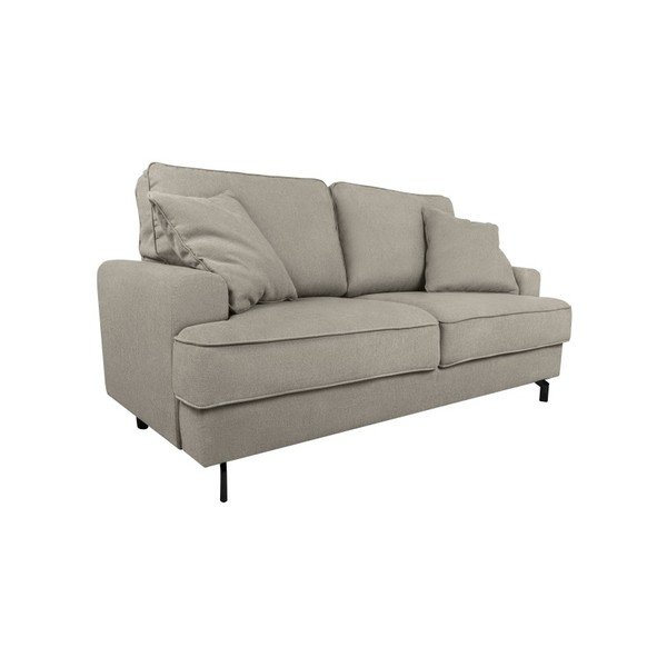 Canapea cu 2 locuri Kooko Home Salsa, gri - maro-image-2