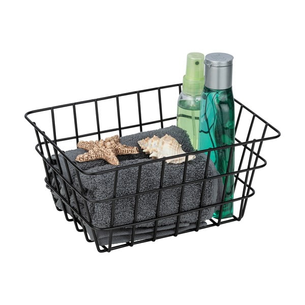 Coș depozitare Wenko Viana, negru-image-2