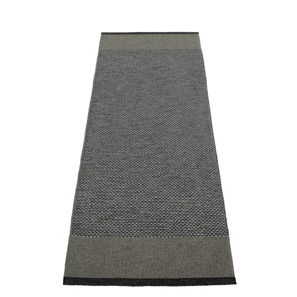 Covor tip traversă pentru interior și exterior gri antracit 85x260 cm Edit Charcoal – Pappelina