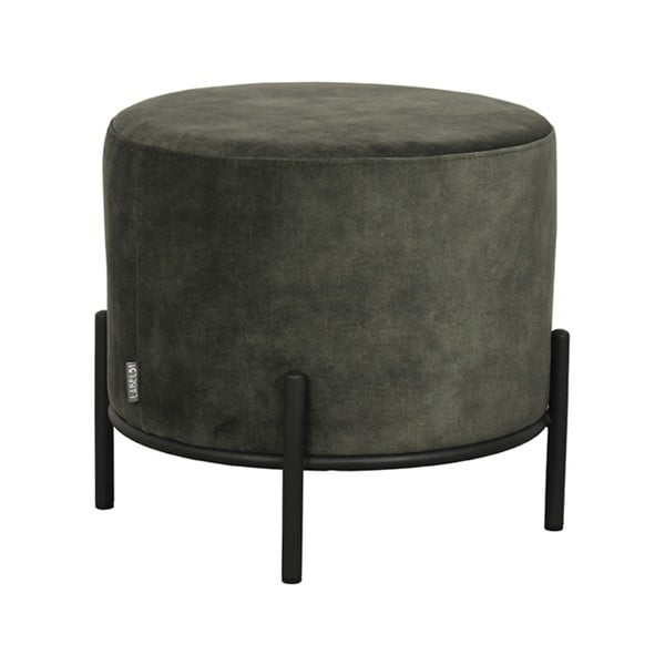 Taburet kaki cu tapițerie din catifea Troy – LABEL51-image-2