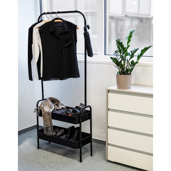 Set negru pentru hol din metal Kali - Wenko-image-1