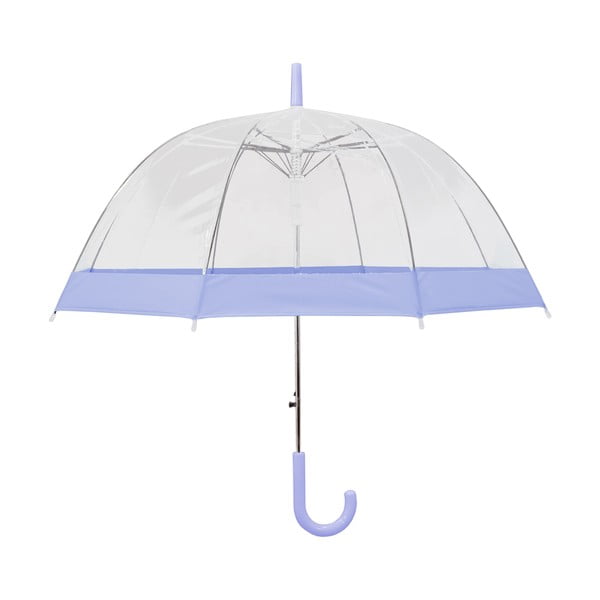 Umbrelă transparentă cu deschidere automată Ambiance Pastel Purple, ⌀ 85 cm