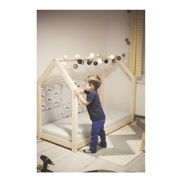 Pat pentru copii, cu picioare înălțate, Benlemi Tery, 80 x 200 cm, înălțime picioare 20 cm-image-4