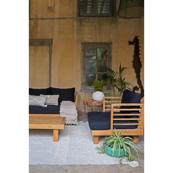 Covor alb lavabil/țesut manual din bumbac 200x300 cm Tribu Natural – Lorena Canals-image-3