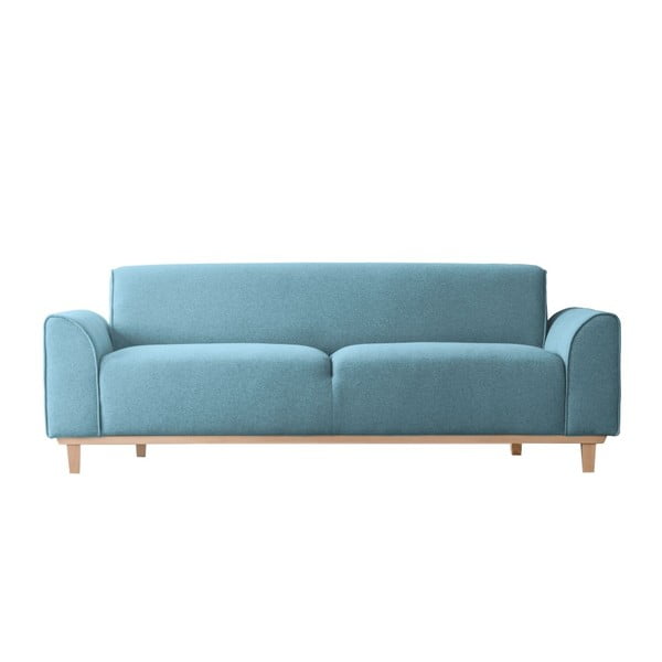 Canapea cu 2 locuri Kooko Home Jazz, albastru deschis