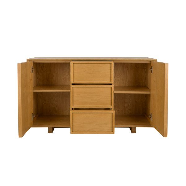 Comodă în culoare naturală din lemn de frasin 120x70x45 cm Raster – Zuiver-image-4