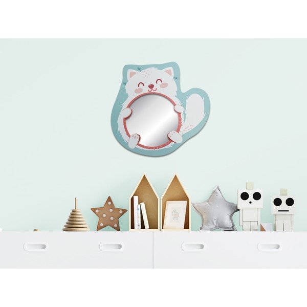 Oglindă de perete ø 20 cm Kitty – Mioli Decor-image-1