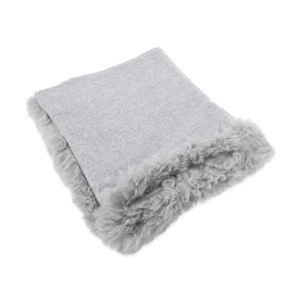 Pătură din lână/din blană naturală 140x180 cm – Native Natural-image-3