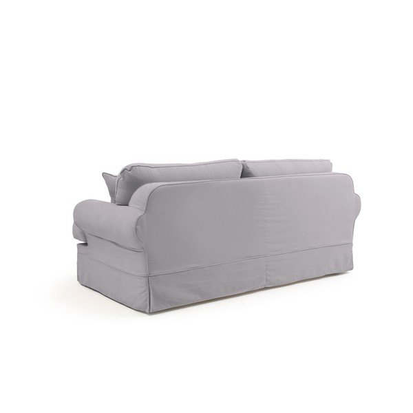 Canapea cu 2 locuri Max Winzer Hermine, gri deschis-image-2