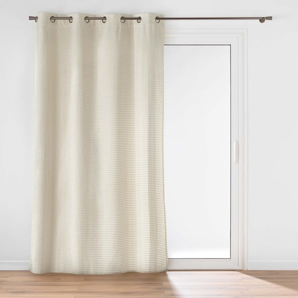 Draperie bej din catifea 140x260 cm Swing – douceur d'intérieur