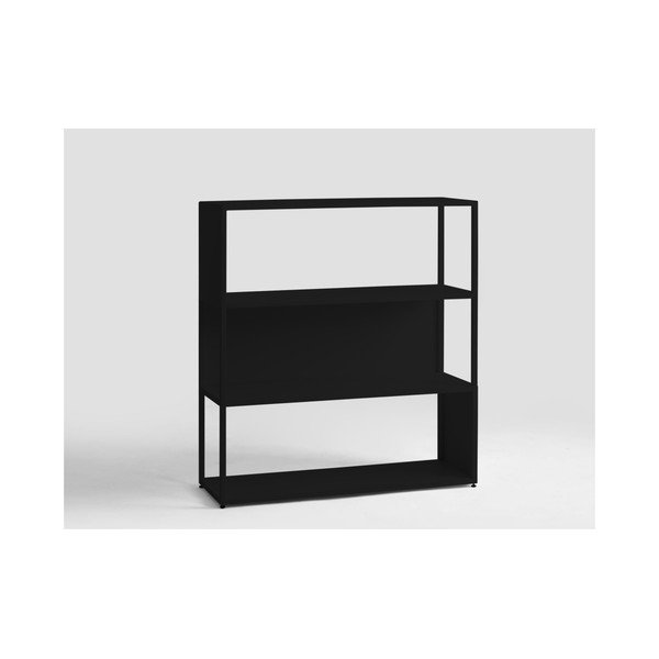 Bibliotecă Custom Form Hyller Side, înălțime 110 cm, negru-image-1