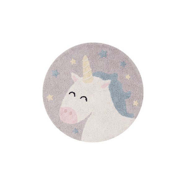 Covor pentru copii lavabil/țesut manual din bumbac ø100 cm Believe in Yourself – Lorena Canals