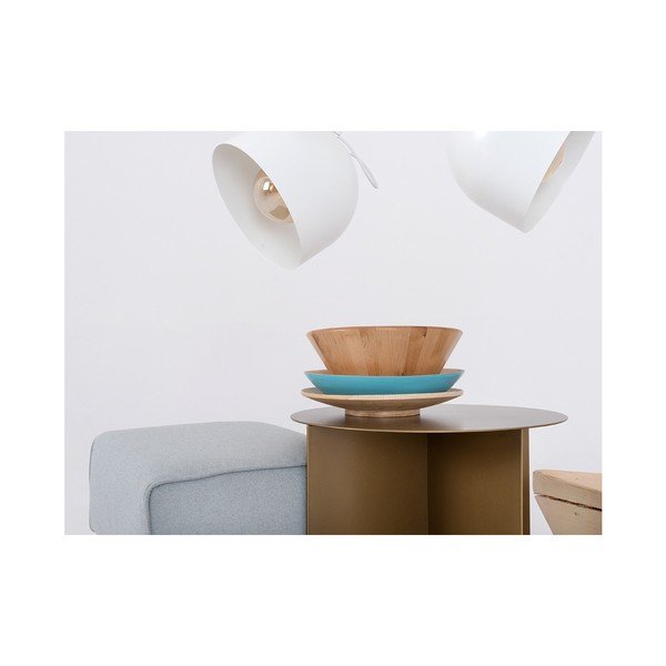 Măsuță de cafea din metal Custom Form Oli, ⌀ 50 cm, auriu-image-2