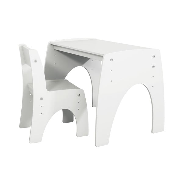 Scaun pentru copii alb Klips – Pinio-image-3