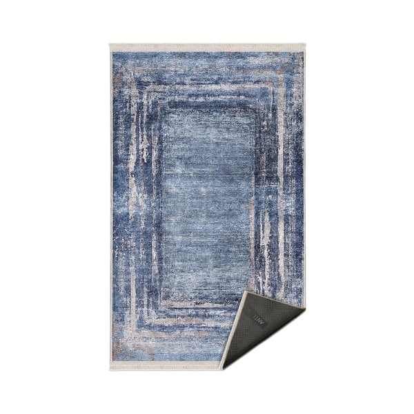Covor albastru de tip traversă 80x200 cm – Mila Home