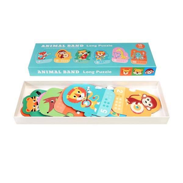 Puzzle (număr de piese 10) Animal Band – Rex London-image-2