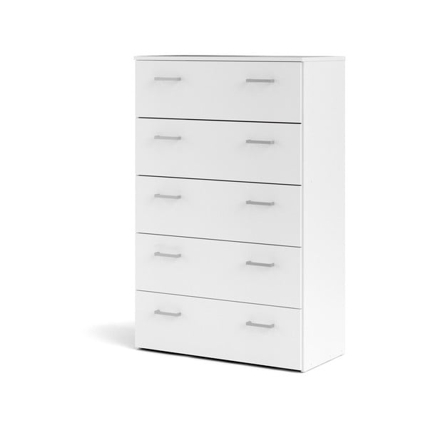 Comodă albă înaltă 74x115 cm Space – Tvilum-image-2