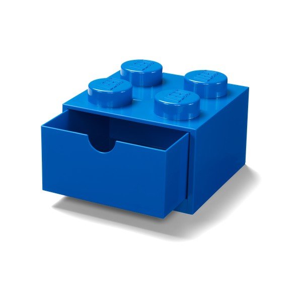 Cutie cu sertar pentru birou LEGO®, 15 x 16 cm, albastru-image-3