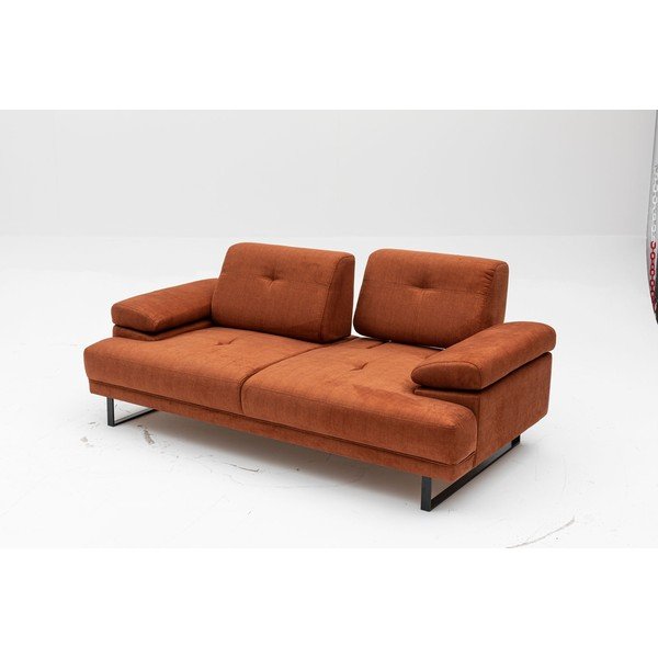 Canapea portocalie 199 cm Mustang – Balcab Home-image-4