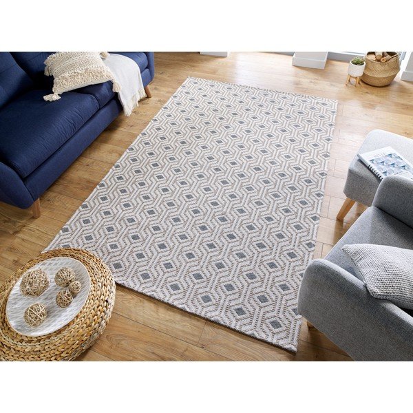 Covor din bumbac Flair Rugs Bombax, 114 x 170 cm, bej-gri-image-4