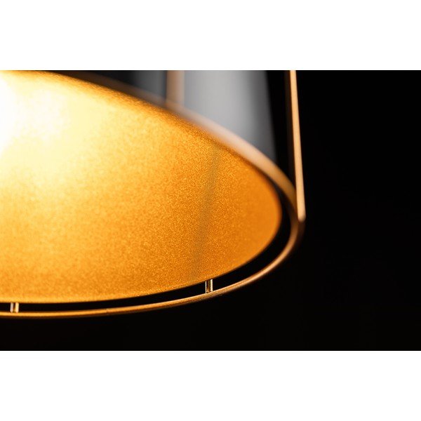 Lustră neagră cu abajur din metal ø 32 cm Goa – GTV-image-4