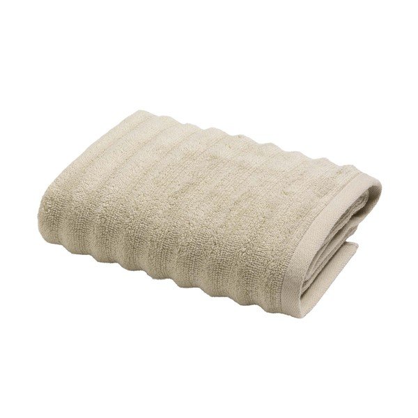 Prosop bej din bumbac din frotir 50x90 cm Maya – douceur d'intérieur