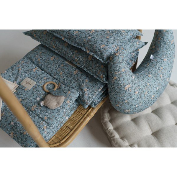 Pernă de alăptat albastră Apricot – Malomi Kids-image-4