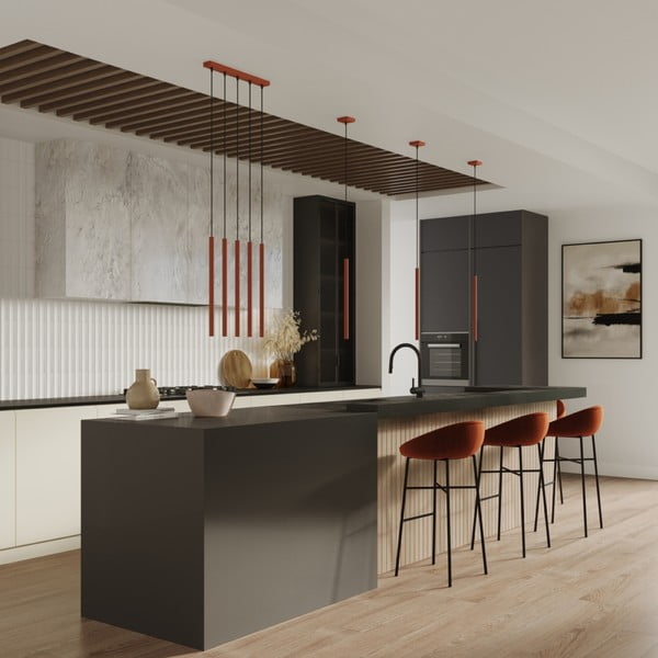 Lustră cărămizie Fideus – Sollux-image-3