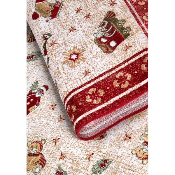 Covor roșu din amestec de bumbac 160x230 cm  cu model de Crăciun Toy's Delight Red Christmas – Villeroy&Boch-image-4