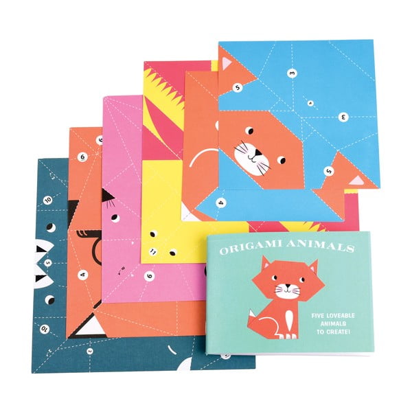 Puzzle-uri de hârtie Animals Origami – Rex London-image-3